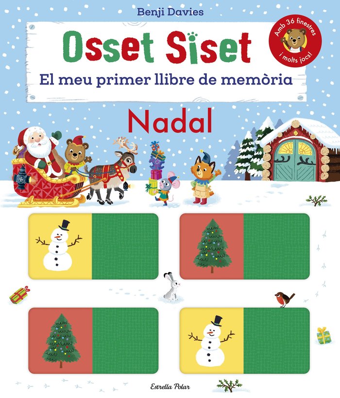 OSSET SISET EL MEU PRIMER LLIBRE DE MEMORIA. NADAL, de DAVIES, BENJI | portada del libro