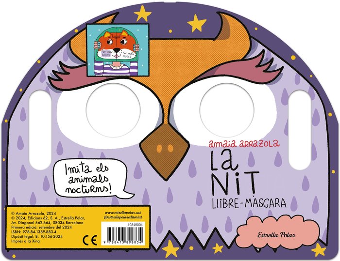 LA NIT LLIBRE MASCARA, de ARRAZOLA, AMAIA | portada del libro