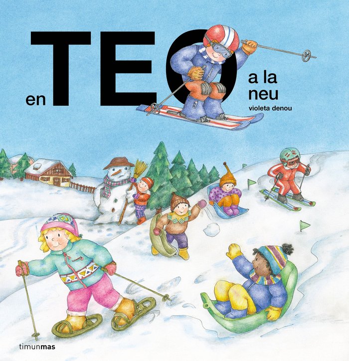 En Teo a la neu, de DENOU, VIOLETA | portada del libro