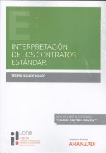 INTERPRETACION DE LOS CONTRATOS ESTANDAR, de HUALDE MANSO, TERESA | portada del libro