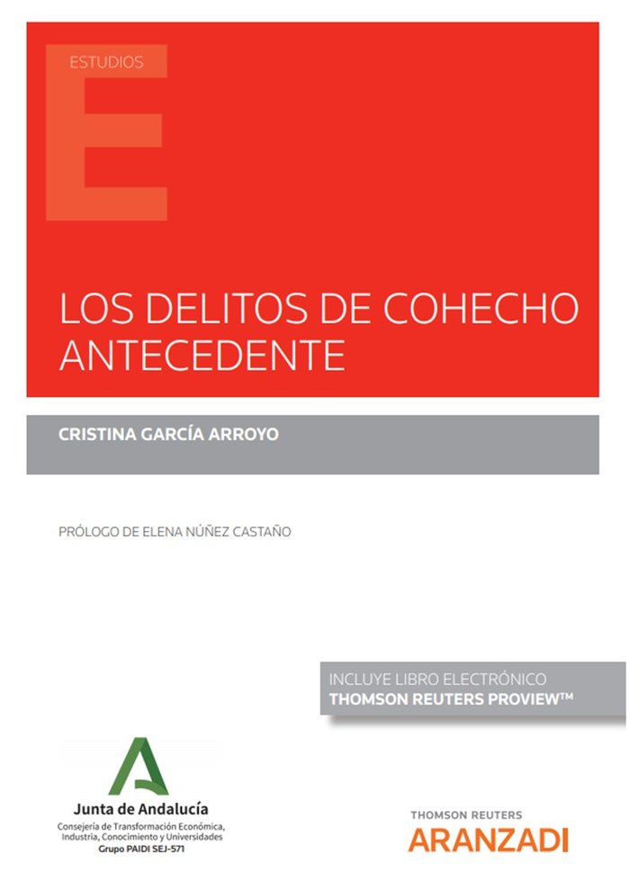 DELITOS DE COHECHO ANTECEDENTE,LOS DUO, de GARCIA ARROYO,CRISTINA | portada del libro