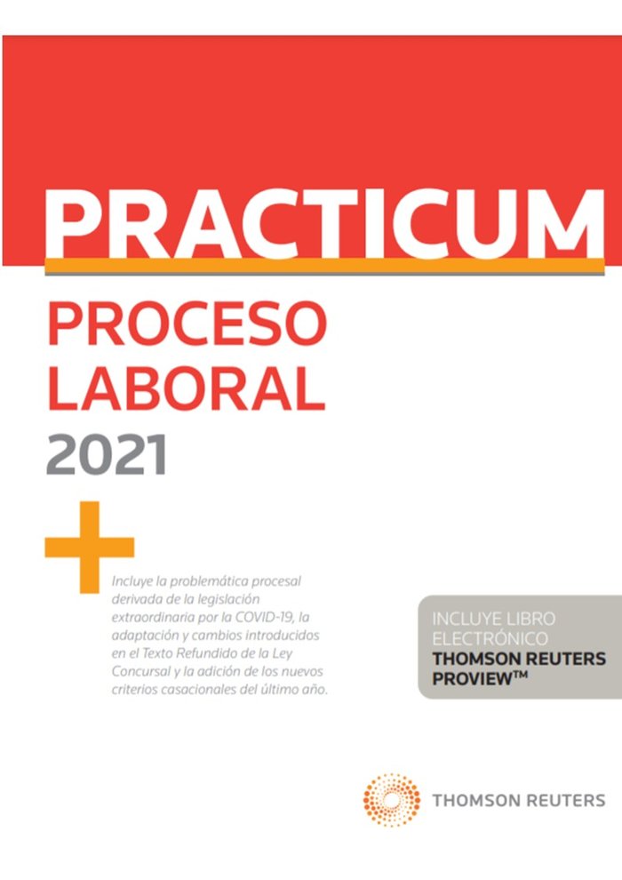 Practicum proceso laboral 2021 | portada del libro