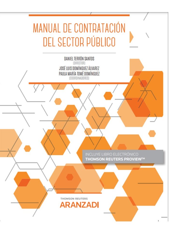 MANUAL DE CONTRATACION DEL SECTOR PUBLICO | portada del libro
