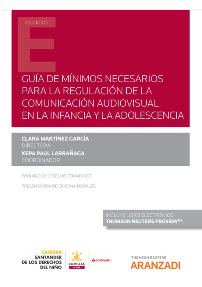 GUIA DE MINIMOS NECESARIOS PARA LA REGULACION DE LA COMUNICA | portada del libro