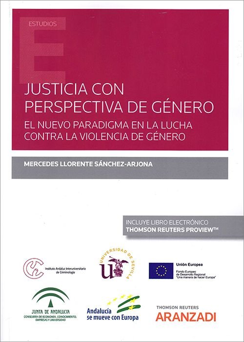 JUSTICIA CON PERSPECTIVA DE GENERO, de LLORENTE SANCHEZ-ARJONA, MERCEDES | portada del libro