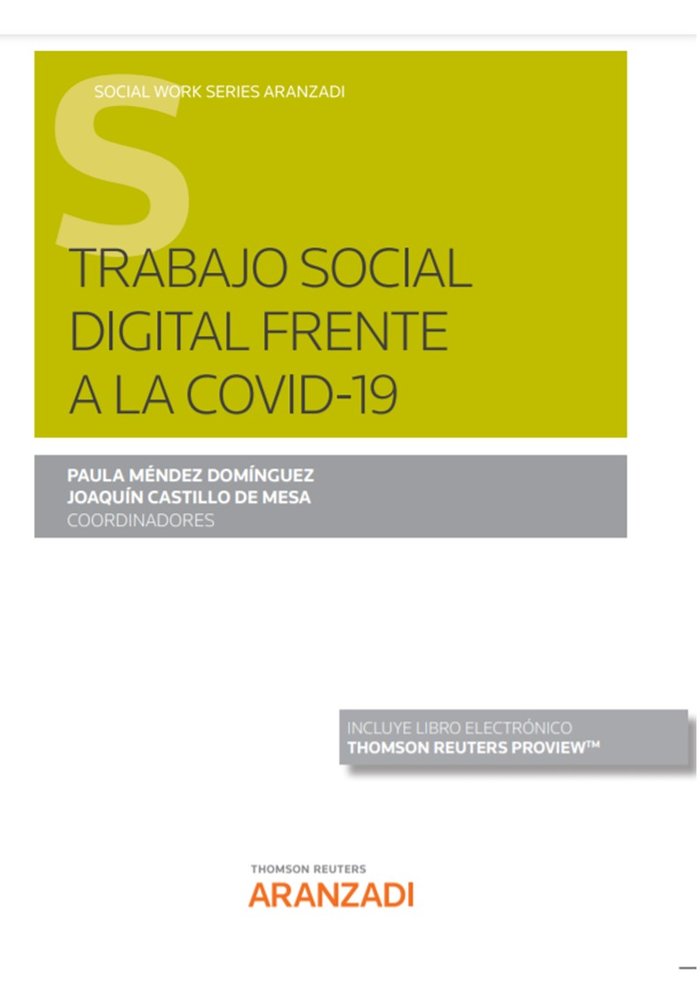 Trabajo social digital frente a la covid-19, de JOAQUIN CASTILLO DE MESA (COORDINADOR) | portada del libro