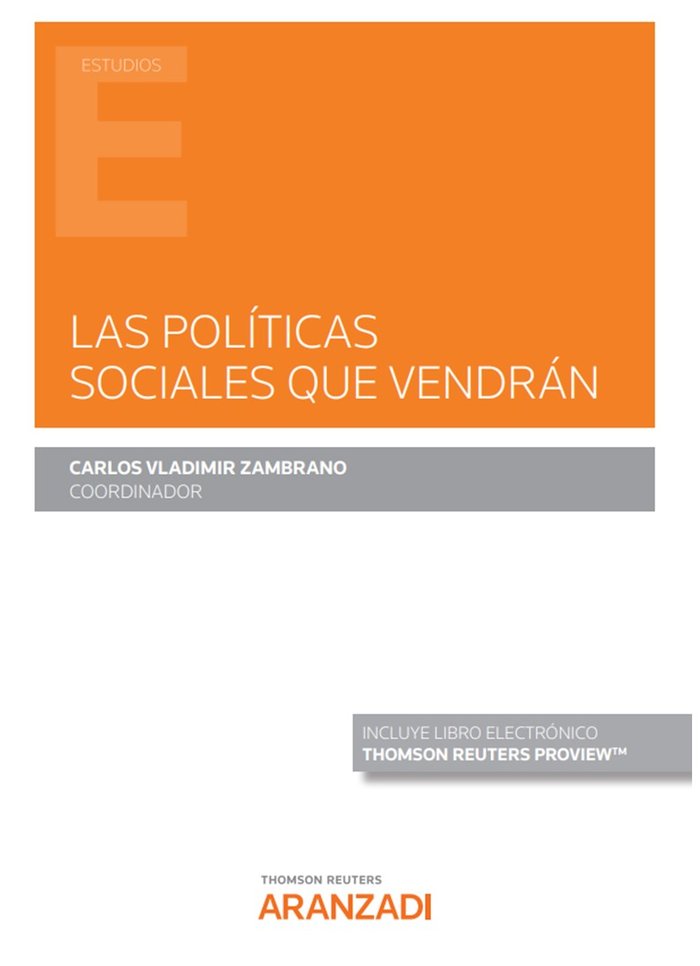 LAS POLITICAS SOCIALES QUE VENDRAN, de ANTONIO JAVIER GONZALEZ | portada del libro