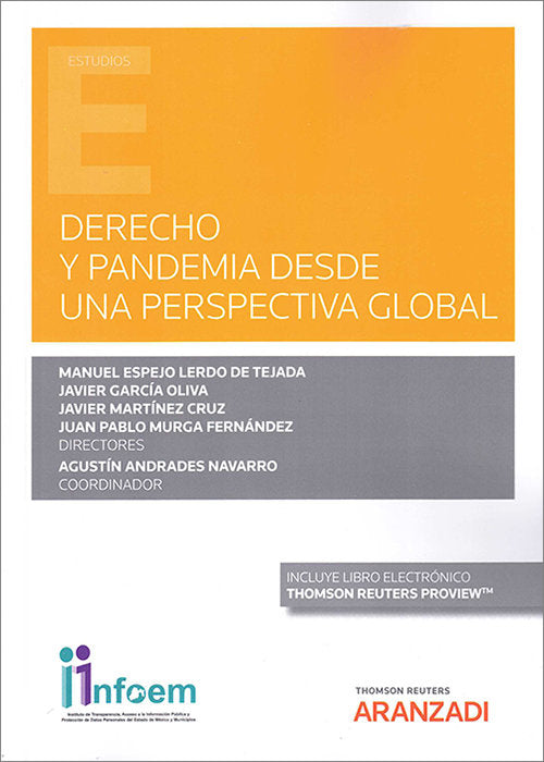 DERECHO Y PANDEMIA DESDE UNA PERSPECTIVA GLOBAL, de ANDRADES NAVARRO, AGUSTIN | portada del libro