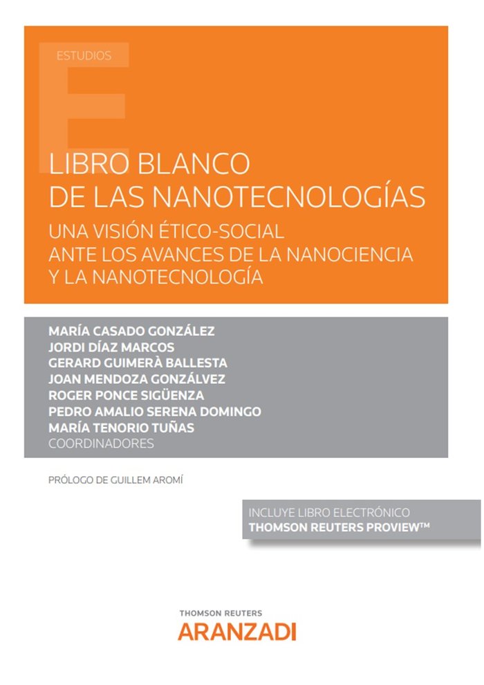 LIBRO BLANCO DE LAS NANOTECNOLOGIAS, de GERARD GUIMER· BALLESTA | portada del libro