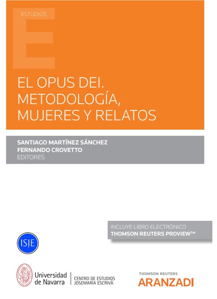 EL OPUS DEI METODOLOGIA MUJERES Y RELATOS, de FERNANDO CROVETTO POSSE | portada del libro