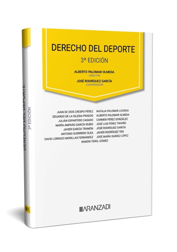 Derecho del Deporte, de ALBERTO PALOMAR OLMEDA | portada del libro
