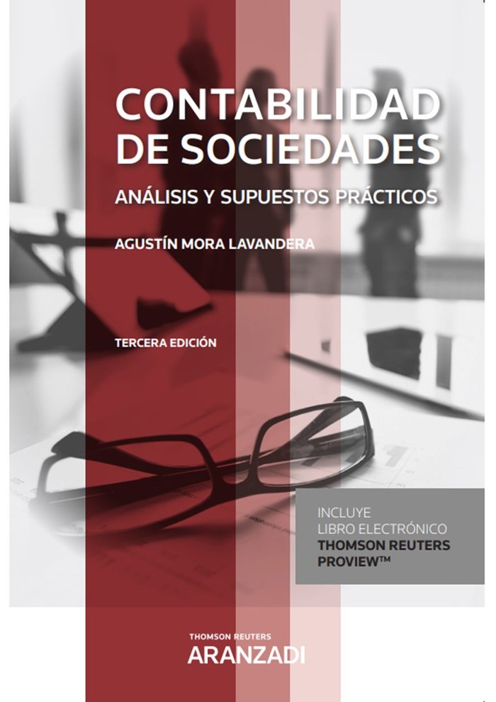 CONTABILIDAD DE SOCIEDADES ANALISIS Y SUPUESTOS PRACTICOS, de AGUSTIN MORA LAVANDERA | portada del libro
