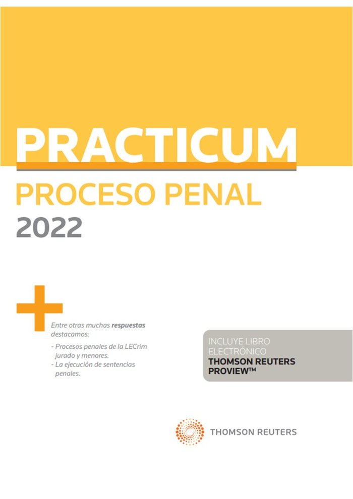 Practicum proceso penal 2021, de FRANCISCO JOSE SOSPEDRA NAVAS | portada del libro