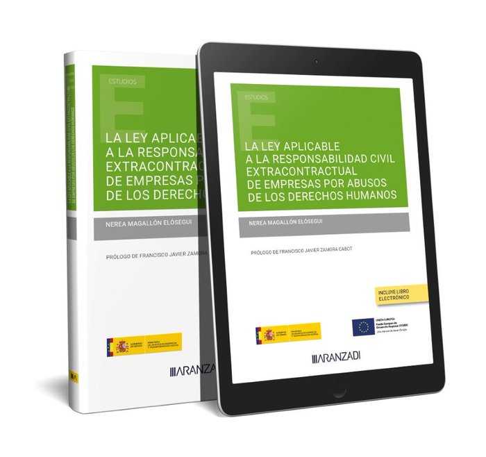 LA LEY APLICABLE A LA RESPONSABILIDAD CIVIL EXTRACONTRACTUAL, de NEREA MAGALLON ELOSEGUI | portada del libro