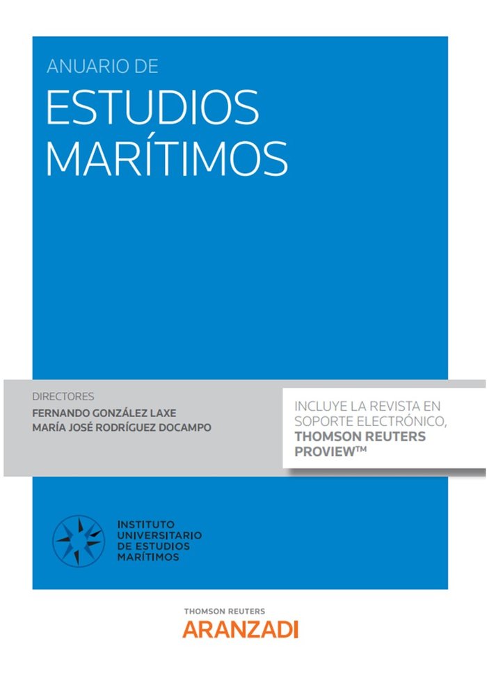 ANUARIO DE ESTUDIOS MARITIMOS, de FERNANDO GONZALEZ LAXE | portada del libro