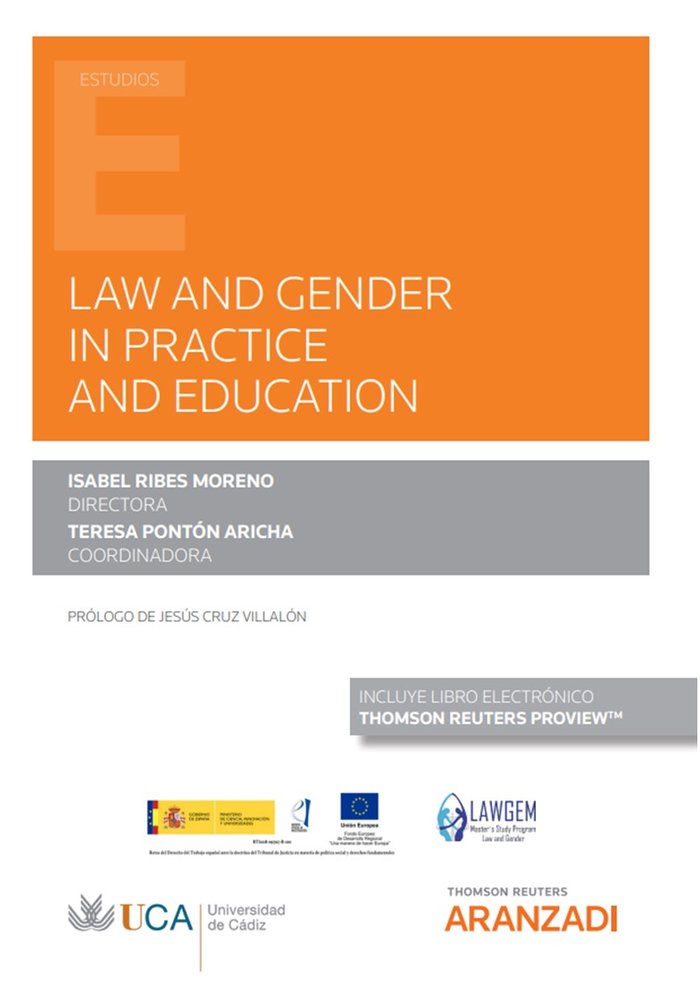 Law and Gender in Practice and Education (Papel e-book), de ISABEL RIBES MORENO | portada del libro