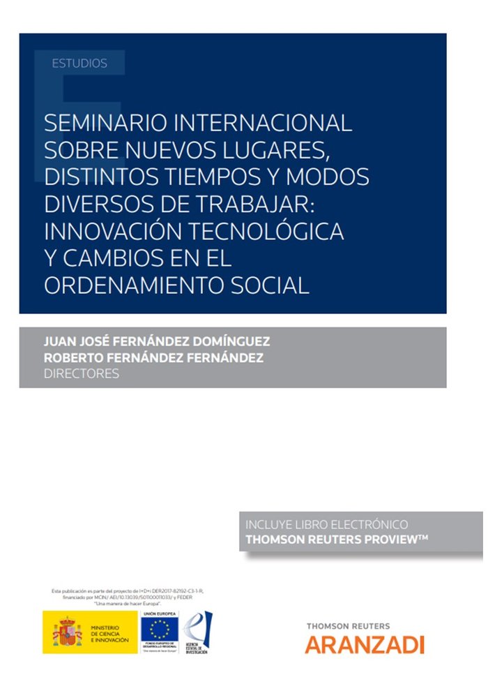 SEMINARIO INTERANCIONAL SOBRE NUEVOS LUGARES DISTINTOS, de JUAN FERNANDEZ DOMINGUEZ | portada del libro