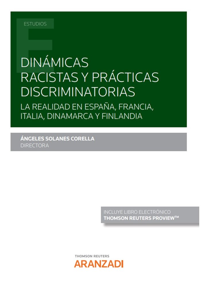 DINAMICAS RACISTAS Y PRACTICAS DISCRIMINATORIAS (PAPEL + E-B, de SOLANES CORELLA, ANGELES | portada del libro