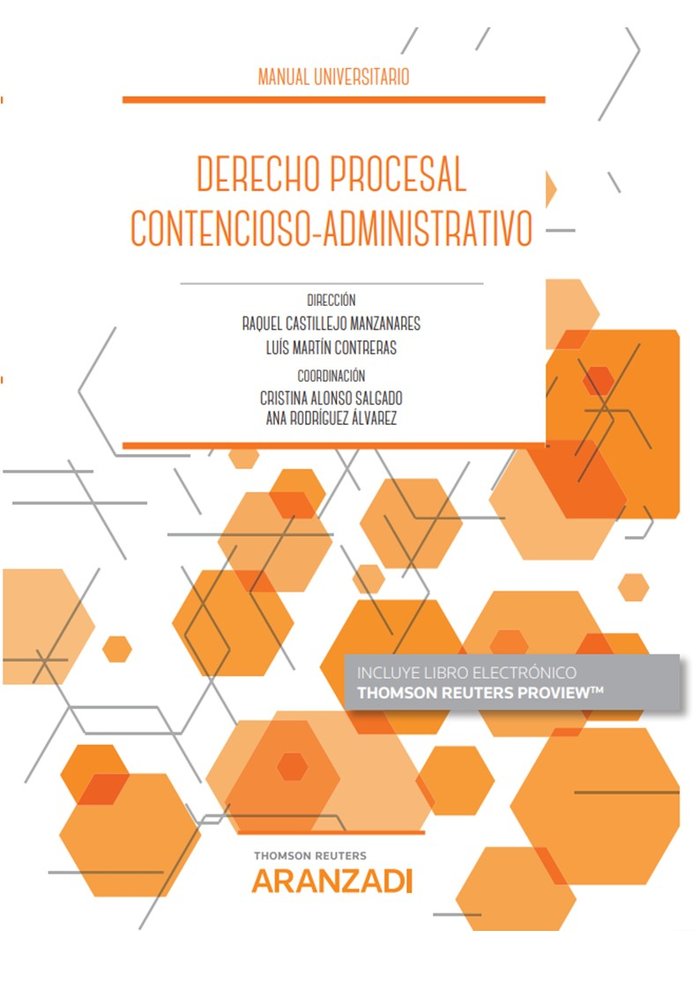 Manual de derecho procesal contencioso-administrativo, de RAQUEL CASTILLEJO MANZANARES Y LUIS MART | portada del libro