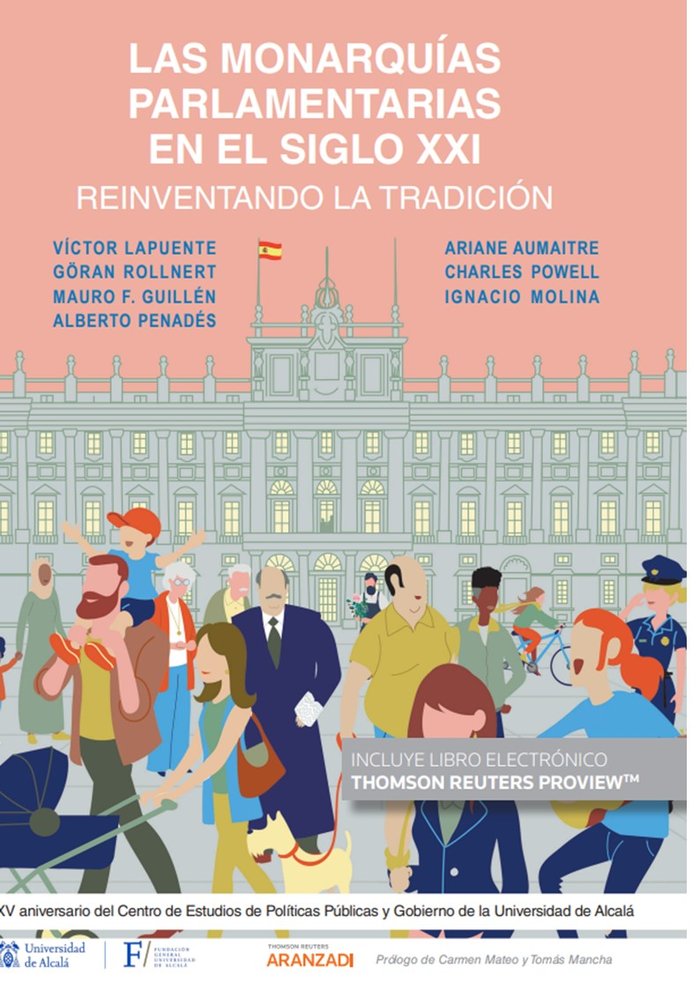 REINVENTANDO LA TRADICION. LAS MONARQUIAS PARLAMENTARIAS EN EL SIGLO XXI, de ALBERTO PENADES | portada del libro