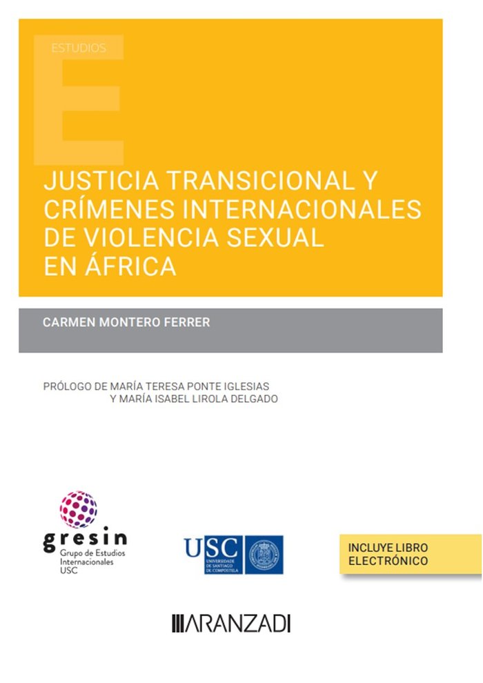JUSTICIA TRANSICIONAL Y CRIMENES INTERNACIONALES DE VIOLENCI, de CARMEN MONOGRAFIASTERO FERRER | portada del libro