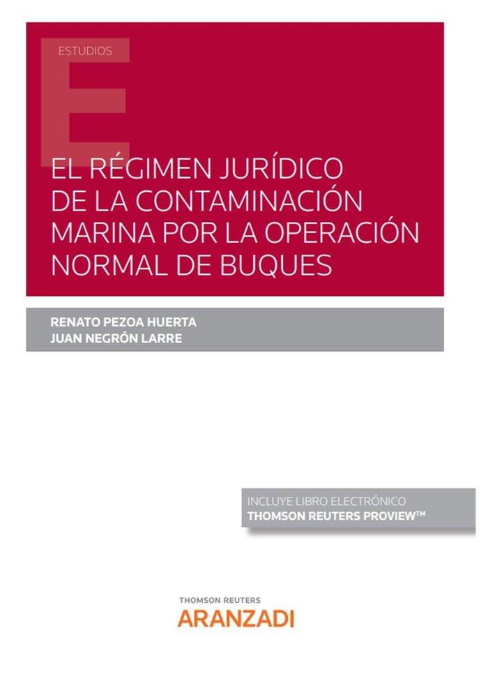 EL REGIMEN JURIDICO DE LA CONTAMINACION MARINA POR LA OPERAC, de JUAN NEGRON LARRE | portada del libro