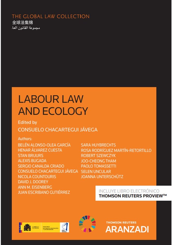 Labour Law and Ecology (Papel e-book), de CHACARTEGUI JAVEGA,CONSUELO | portada del libro