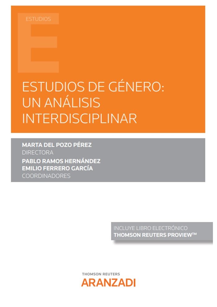 ESTUDIOS INTERDISCIPLINARES DE GENERO, de EMILIO FERRERO GARCIA | portada del libro