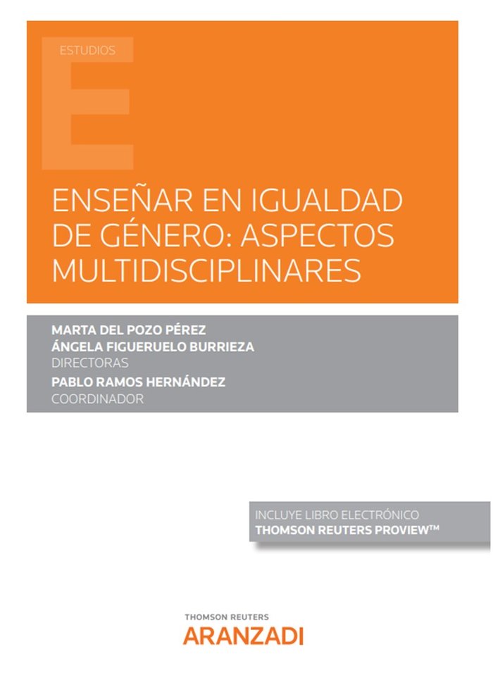 ENSEÑAR EN IGUALDAD DE GENERO ASPECTOS MULTIDISCIPLINARES, de ANGELA FIGUERELO BURRIEZA | portada del libro