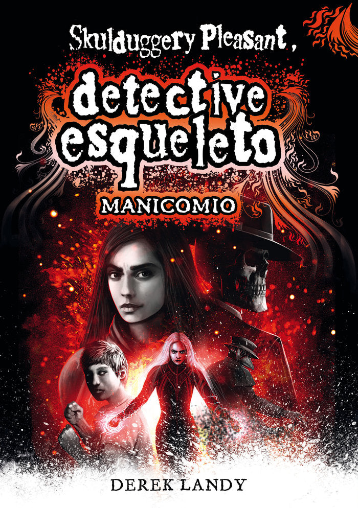 DETECTIVE ESQUELETO MANICOMIO, de LANDY, DEREK | portada del libro