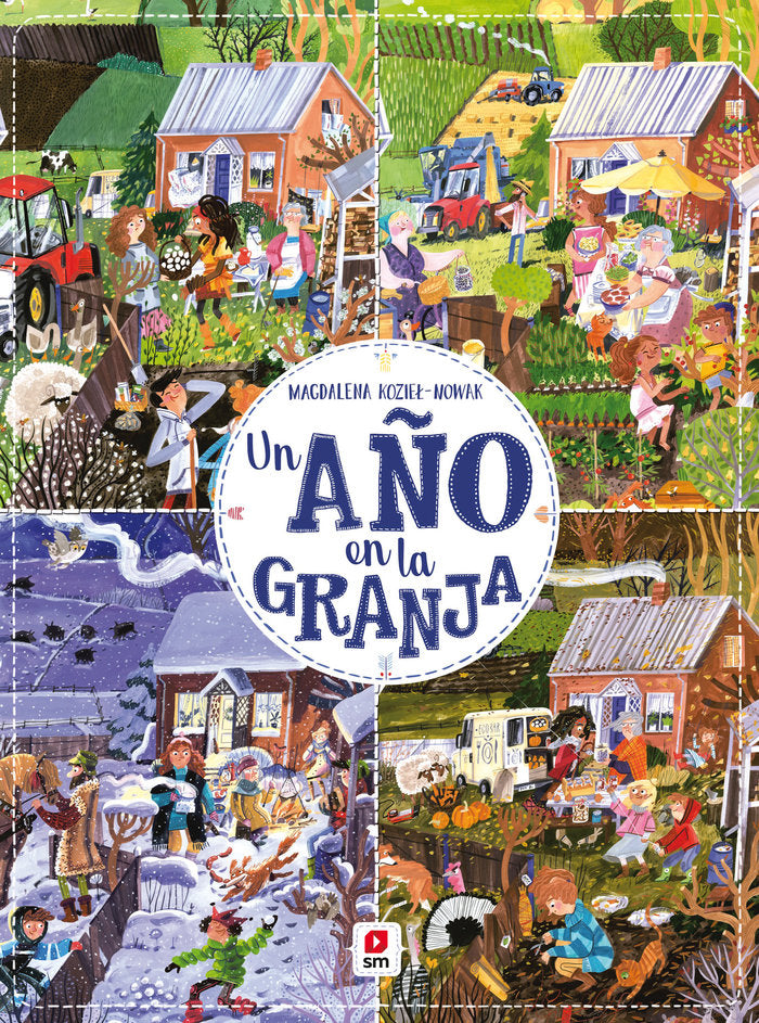UN AÑO EN LA GRANJA, de KOSIEL-NOWAK, MAGDALENA | portada del libro