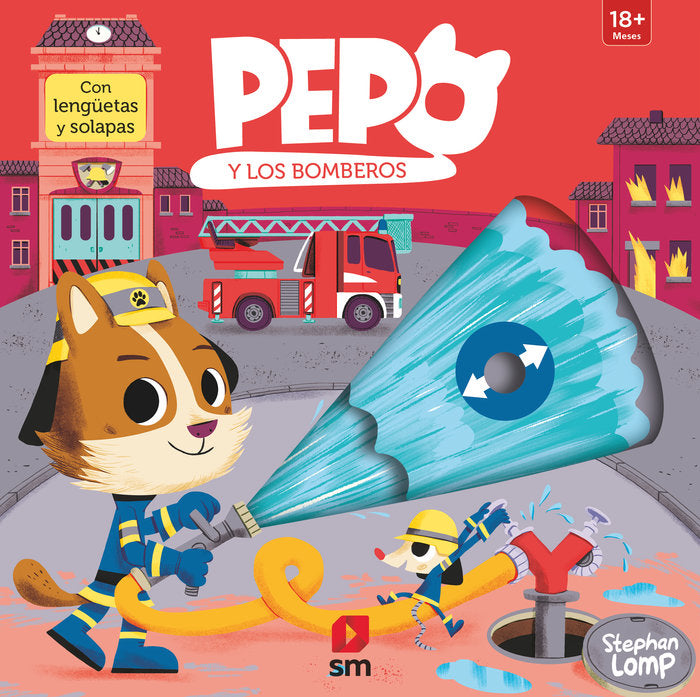 PSA. PEPO Y LOS BOMBEROS, de LOMP, STEPHAN | portada del libro