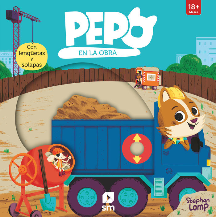 PSA. PEPO EN LAS OBRAS, de LOMP, STEPHAN | portada del libro