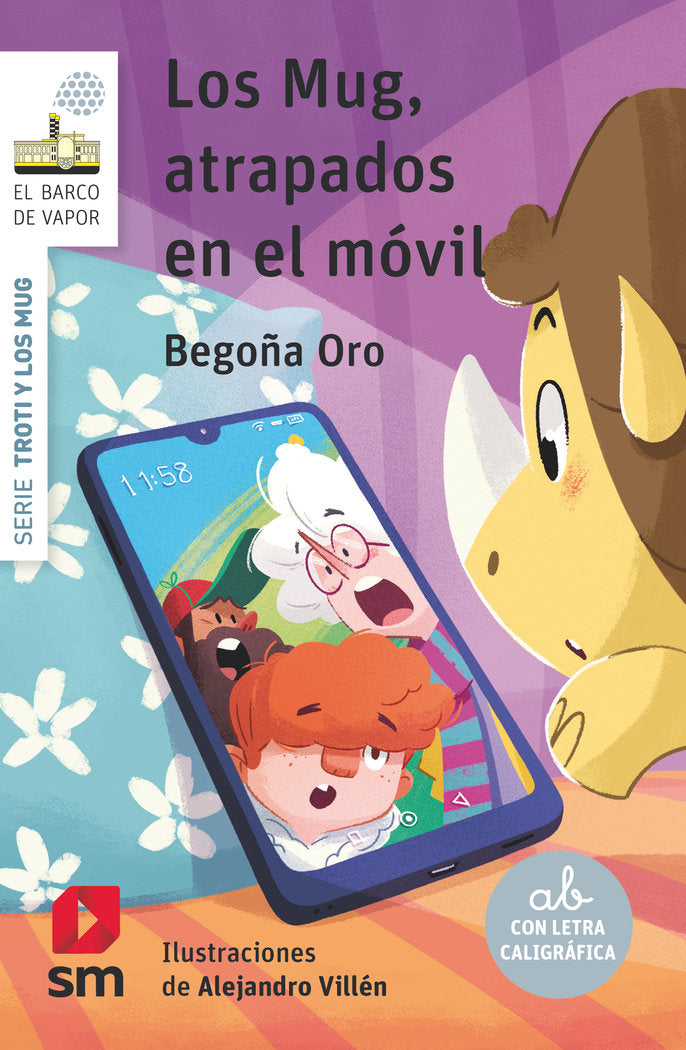 LOS MUG ATRAPADOS EN EL MOVIL, de ORO PRADERA, BEGOÑA | portada del libro