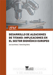 DESARROLLO DE ALEACIONES DE TITANIO IMPLICACIONES EN EL SEC, de LARIO FEMENIA, JOAN | portada del libro