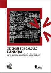 LECCIONES DE CALCULO ELEMENTAL, de BOIGUES PLANES, FRANCISCO JOSE | portada del libro