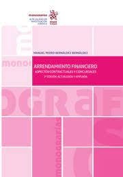 ARRENDAMIENTO FINANCIERO ASPECTOS CONTRACTUALES Y CONCURSAL, de BERNALDEZ BERNALDEZ | portada del libro