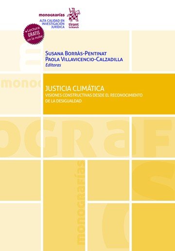 JUSTICIA CLIMATICA VISIONES CONSTRUCTIVAS DESDE EL RECONOCI, de BORRAS PENTINAT | portada del libro
