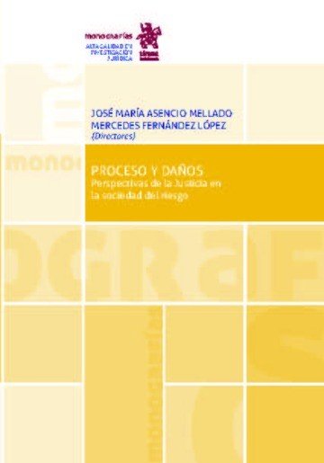 PROCESO Y DAÑOS PERSPECTIVAS DE LA JUSTICIA EN LA SOCIEDAD, de ASENCIO MELLADO | portada del libro