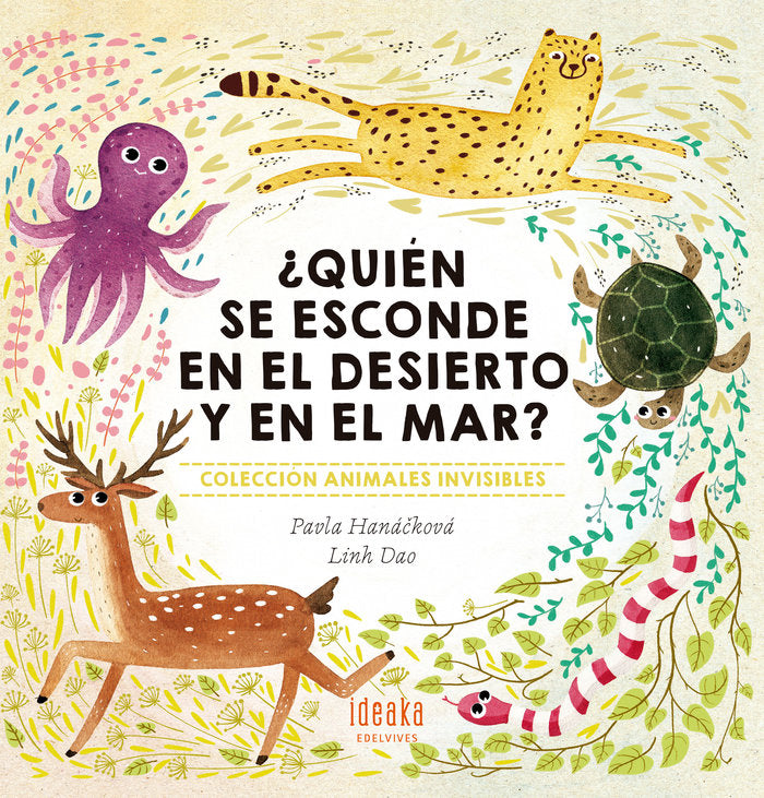 ¿Quién se esconde en el desierto y en el mar?, de Haná& x0010D | portada del libro