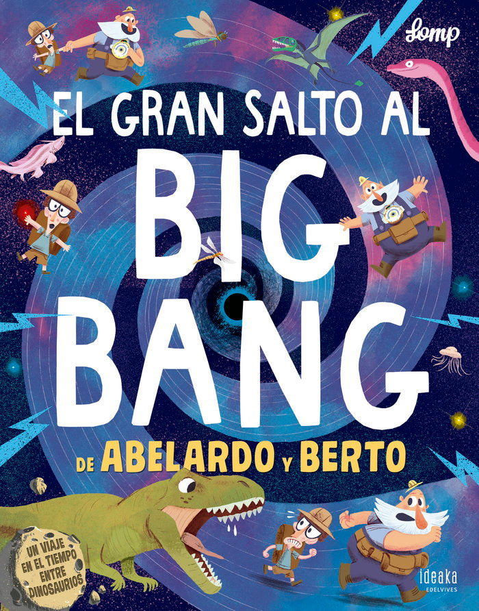 El gran salto al Big Bang de Abelardo y Berto, de Lomp | portada del libro