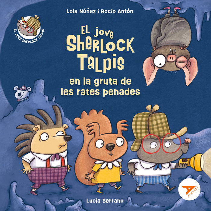 (VAL).JOVE SHERLOCK TALPIS EN LA GRUTA DE LES RATES PENADES, de NUÑEZ, LOLCA | portada del libro