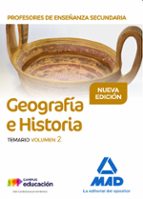 Profesores de Enseñanza Secundaria Geografía e Historia Temario volumen 2, de Varios autores | portada del libro