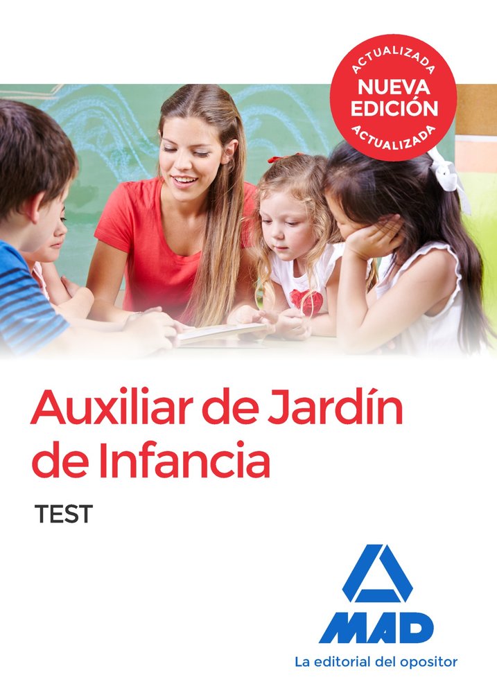 Auxiliar de Jardín de Infancia. Test, de Clavijo Gamero | portada del libro