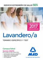 Lavandero/a del Servicio Extremeño de Salud (SES). Temario específico y test, de Varios autores | portada del libro