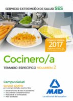 Cocinero/a del Servicio Extremeño de Salud (SES). Temario Específico volumen 2, de Varios autores | portada del libro