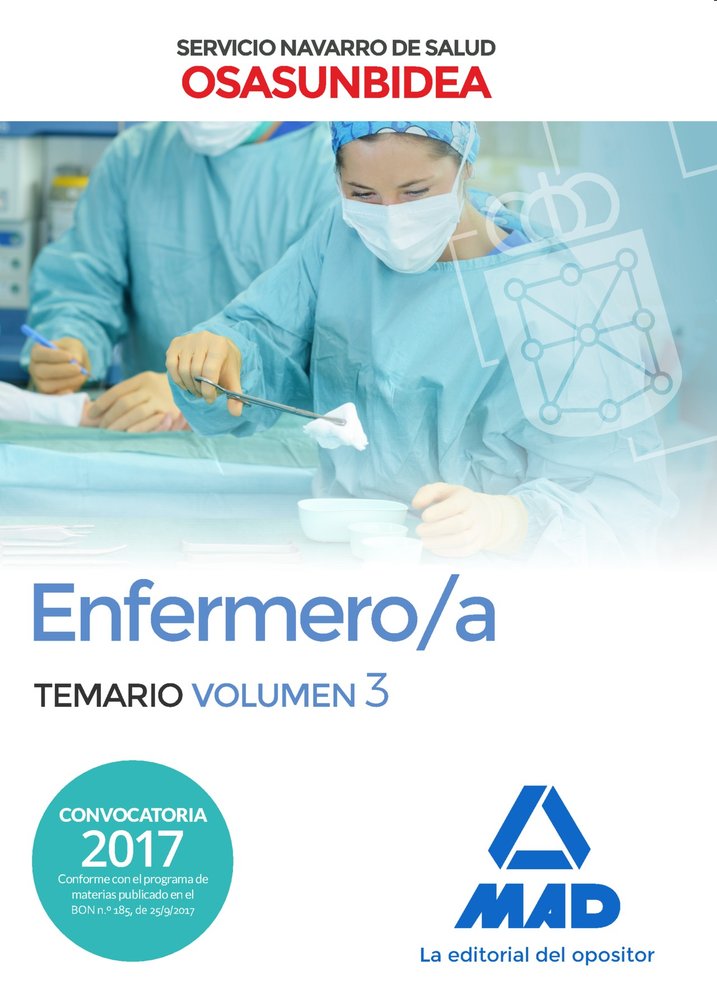 Enfermero/a del Servicio Navarro de Salud-Osasunbidea. Temario volumen 3, de Editores | portada del libro