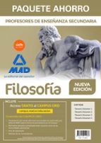 Paquete Ahorro Filosofía Cuerpo de Profesores de Enseñanza Secundaria, de Varios autores | portada del libro