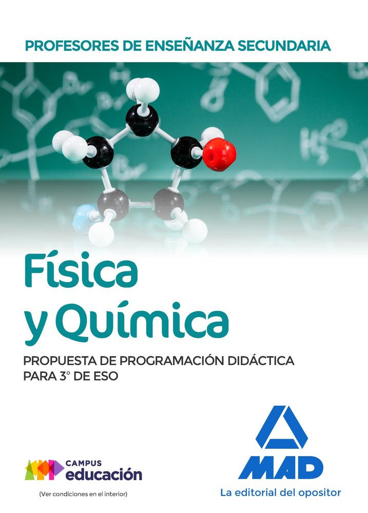 Profesores de Enseñanza Secundaria Física y Química. Propuesta de programación didáctica para 3º de, de García Lucas | portad