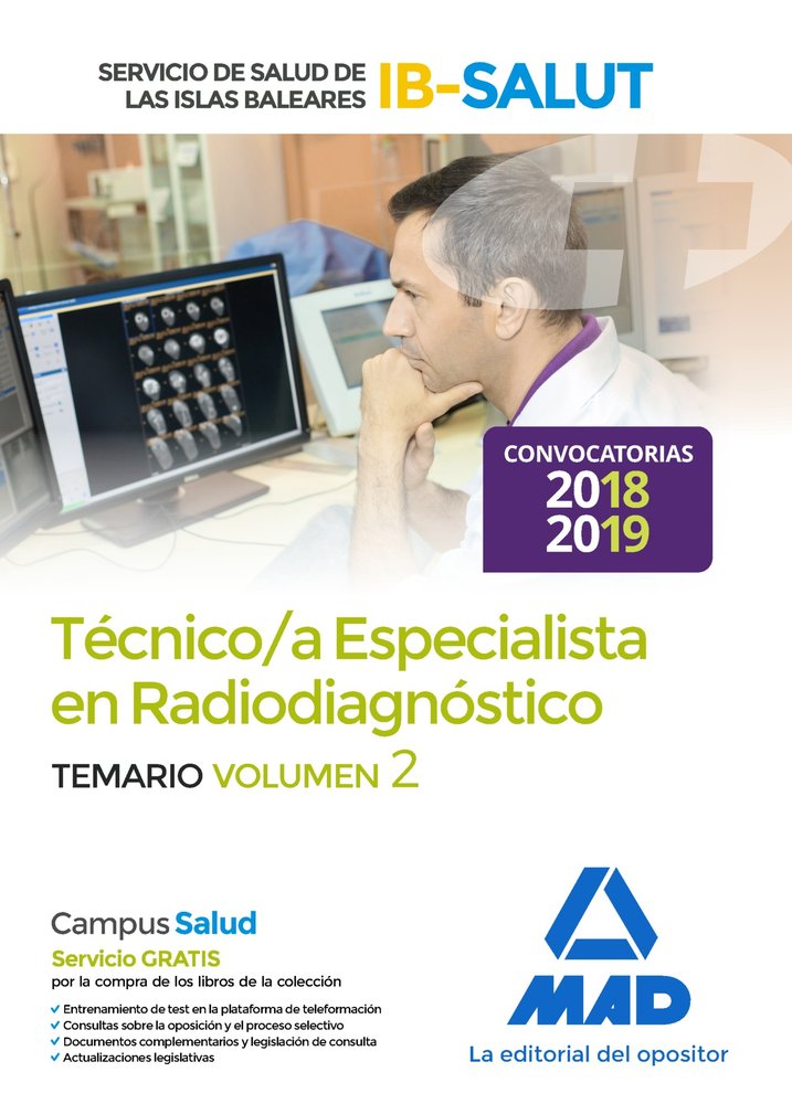Técnico Especialista en Radiodiagnóstico del Servicio de Salud de las Illes Balears (IB-SALUT). Tema, de Gil Ramos | portada 